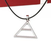Fashion Hollow Triangle Pendant Necklace Clavicle Chain Necklace Yiwu Nihaojewelry Wholesale main image 3