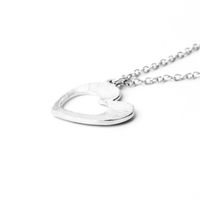 Hot Mother Daughter Hollow Love Pendant Necklace Accessories main image 3