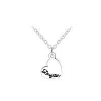 Hot Mother Daughter Hollow Love Pendant Necklace Accessories main image 6