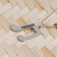 Necklace Best Friends Music Symbol Pendant Necklace Female Clavicle Chain Yiwu Nihaojewelry Wholesale main image 4