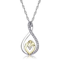 Mother Day Jewelry Silver Necklace Wholesale main image 1