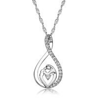 Mother Day Jewelry Silver Necklace Wholesale main image 3