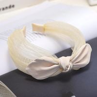 Korean New Fashion Lace Knotted Bow Tie Headband Cheap Headband Wholesale sku image 5