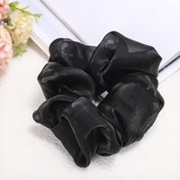 The New Fabric Head Rope Hair Accessories Super Large Intestine Ring Solid Color Hair Ring Wholesale sku image 5