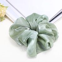 The New Fabric Head Rope Hair Accessories Super Large Intestine Ring Solid Color Hair Ring Wholesale sku image 8