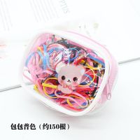 Korean Disposable Hair Ring Cartoon Children&#39;s Colorful Rubber Band Rubber Band Head Rope Headdress Hair Accessories sku image 4