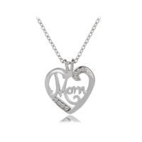 New Fashion Creative Mother's Day Gift Mom Love Diamond Pendant Necklace Nihaojewelry Wholesale sku image 3