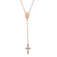 New Fashion Cross Necklace Women&#39;s Clavicle Chain Jesus Easter Jewelry Sexy Tassel Pendant sku image 3