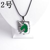 New Fashion Wings Of Freedom Cruel Sword Law Enforcement Unicorn Guard Rose Necklace sku image 1