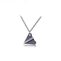 Fashion Origami Airplane Pendant Necklace Clavicle Chain Letters One Direction Paper Airplane Necklace sku image 3