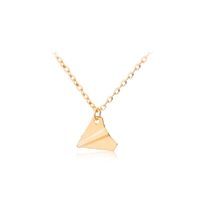 Fashion Origami Airplane Pendant Necklace Clavicle Chain Letters One Direction Paper Airplane Necklace sku image 1