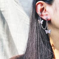 51092 Han Zhi Shang Europäische Und Amerikanische Grenz Überschreitende Neue Ohrringe Kreative Retro Einfache Legierung Silber Metall Ohr Clip main image 1