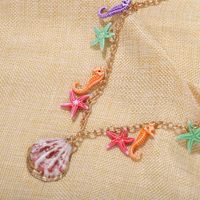Hot-selling Jewelry Candy-colored Marine Models Shell Seahorse Starfish Pendant Necklace   Nihaojewelry Wholesale main image 5