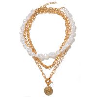 Fashion New Multi-layer  Pearl Necklace  Nihaojewelry Wholesale main image 1