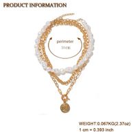 Fashion New Multi-layer  Pearl Necklace  Nihaojewelry Wholesale main image 6