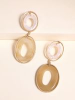 Korea  Retro Geometric Simple  Acrylic Resin Stud Earrings Nihaojewelry Wholesale main image 6