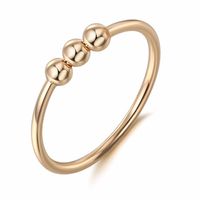 New Simple Cold Wind Ring Bead Ring  Jewelry Niche Ring Nihaojewelry Wholesale main image 1