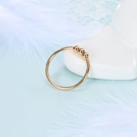 New Simple Cold Wind Ring Bead Ring  Jewelry Niche Ring Nihaojewelry Wholesale main image 5