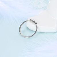 New Simple Cold Wind Ring Bead Ring  Jewelry Niche Ring Nihaojewelry Wholesale sku image 1