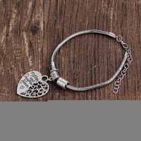 Simple New  Letters Mother And Daughter Forever Heart-shaped Tag Bracelet  Nihaojewelry Wholesale main image 5