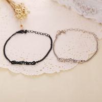 Mode Simple Best Friends Alphabet Bracelet Copines Bracelet Nihaojewelry Gros main image 4