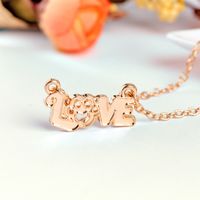 New  Fashion  Creative Letters Love Hollow Out Love Dog Claw Necklace Nihaojewelry Wholesale main image 6