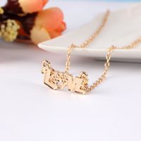 New  Fashion  Creative Letters Love Hollow Out Love Dog Claw Necklace Nihaojewelry Wholesale main image 5