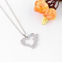 Fashion Creative New Hollow Love Love Pendant Necklace  Nihaojewelry Wholesale main image 6