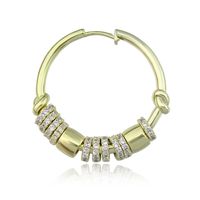 New Romantic Colorful Golden Geometric Multi-circle Rainbow Earrings  Fashion Earrings Nihaojewelry Wholesale Single main image 1