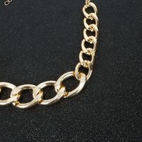 Fashion  New Wild Metal Texture Exaggerated Thick Necklace Clavicle Chain Nihaojewelry Wholesale main image 3