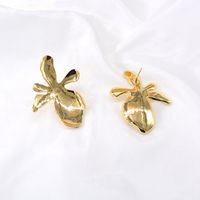 925 Silver Needle Hypoallergenic Maple Leaf Metal Retro Earrings  Baroque Fashion  Earrings  Nihaojewelry Wholesale main image 5