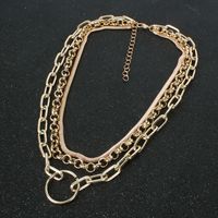 Personal Isierte Halskette Weibliche Europäische Und Amerikanische Mode Beliebte Einfache Mehr Schicht Ige Halskette Schmuck Kette Necklace 13970 main image 3