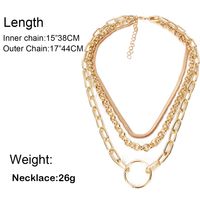 Fashion Popular Simple Multi-layer Necklace Jewelry Chain Necklace Nihaojewelry Wholesale main image 6
