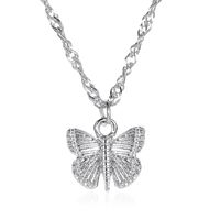 Hot Selling Jewelry Small Fresh Butterfly Necklace Temperament Simple Necklace Nihaojewelry Wholesale sku image 2