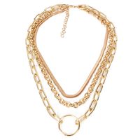 Fashion Popular Simple Multi-layer Necklace Jewelry Chain Necklace Nihaojewelry Wholesale sku image 1