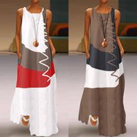 A-line Skirt Sweet Commute Solid Color Maxi Long Dress main image 4
