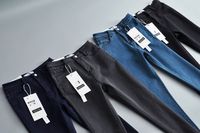 Sweet Commute Ankle-length Zipper Washed Button Jeans Skinny Pants main image 3