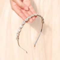 Korean Sweet Lady Water Droplets Rhinestone  Headband  Pressure Hairpin With Accessories Nihaojewelry Wholesale main image 1