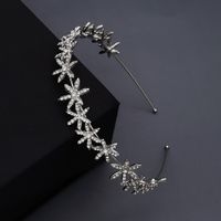 Korean Fashion Simple  Wedding Jewelry Alloy Stars Rhinestone Simple  Hair Accessories Nihaojewely Wholesale main image 1
