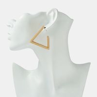 جديد أزياء شعبية مجوهرات الجوف مثلث أقراط بسيطة وسخية الأقراط Nihaojewelry بالجملة main image 5