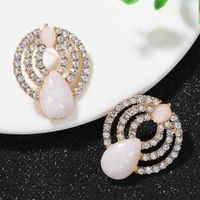 New Accessories Korean Retro Simple  Temperament Diamond Drop Earrings Female Wholesale main image 5