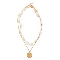 Mode Coréenne Nouveau Tempérament Sauvage Double Perle Fraîche Collier Femme En Gros main image 2