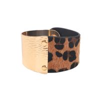 Hot Selling Jewelry  Retro National Style Leopard Leather Bracelet Bracelet  Wholesale main image 2