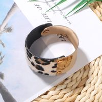 Hot Selling Jewelry  Retro National Style Leopard Leather Bracelet Bracelet  Wholesale main image 5