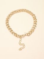 Korean Bracelet  Cold Style  Simple French Metal Alloy Baroque Bracelet For Women Wholesale main image 3