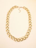 Hot-sale  Jewelry  New Fashion Simple Personality Exaggerated Chain Item  Hip-hop Necklace  Nihaojewelry Wholesale main image 5