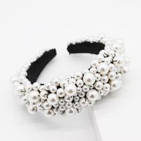 New Fashion Temperament Exaggerated Sponge Pearl Ball Headband Personality  Party Hair Accessories Nihaojewely Wholesale main image 4