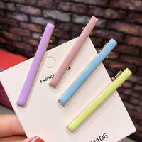 Korean Fashion Cute  Candy Color Hairpin Dripping Oil Word Clip Hairpin Girl  Colorful Simple Side Clip Set Wholesale main image 3