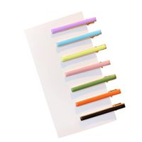 Korean Fashion Cute  Candy Color Hairpin Dripping Oil Word Clip Hairpin Girl  Colorful Simple Side Clip Set Wholesale main image 6