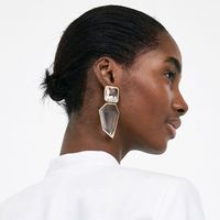Fashion Exaggerated Geometric Acrylic Earrings  Spring Models Bohemian Earrings Nihaojewelry Wholesale main image 3